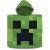 Mojang Minecraft plüss-frotír poncsó törölköző 60x120 cm