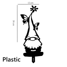  Mókás kerti törpék - Pillangós, sapkás kerti dekoráció