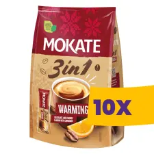 Mokate 3in1 instant kávé Csoki-Narancs-Fahéj 10+2x17g (Karton - 10 csomag) kávé