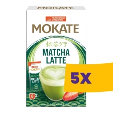 Mokate Matcha Latte italpor Eper 6x14g (Karton - 5 csomag) tea