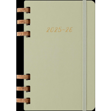  Moleskine 12 Monate Studienplaner mit Spiralbindung, L/A5, Fester Einband, Kiwi naptár, kalendárium