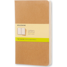 Moleskine Jegyzetfüzet Cahier 3 Darab Qp418 Barna L Sima (MS-705007) füzet