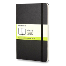 Moleskine L, kemény borító, sima, fekete füzet