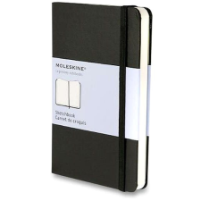 Moleskine S, keményfedeles, fekete füzet