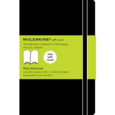 Moleskine Soft Large Plain Notebook Black – Moleskine naptár, kalendárium