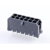 MOLEX Beépíthető stift sor (standard) Pólusok száma 12 Raszterméret: 3 mm 430451214 1 db Tray (430451214)