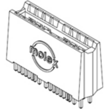 MOLEX Hüvelyház panel 457190004 1 db (457190004) villanyszerelés
