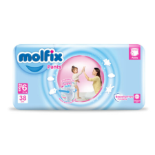  Molfix bugyipelenka Pants (6-os) 15 + kg (38 db/cs) pelenka