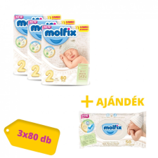 MOLFIX nadrágpelenka, Mini 2, 3-6 kg HAVI PELENKACSOMAG 3x80 db pelenka