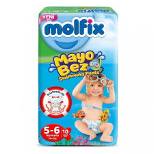 MOLFIX úszópelenka, méret: 5-6 (14 kg+), 10 db pelenka