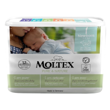 Moltex Pelenka Pure & Nature Newborn 2-4 kg (22 db) pelenka