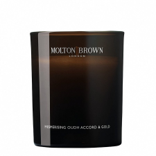 Molton Brown Mesmerising Oudh Accord & Gold Signature Scented Candle Illatgyertya 190 g gyertya
