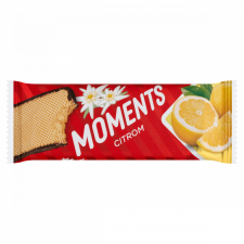  Moments szélein kakaós bevonómasszába mártott, citromos krémmel töltött ostyaszelet 45 g csokoládé és édesség