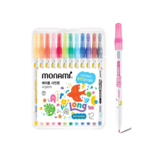 Monami Air Long Sign Pen toll, 1,5mm, 12 színben filctoll, marker