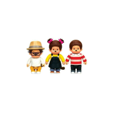 Monchhichi 3 db-os Figura Szett játékfigura