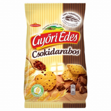 Mondelez Hungária Kft. Győri Édes Csokidarabos omlós, mézes keksz csokoládédarabokkal 150 g csokoládé és édesség