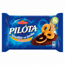 Mondelez Hungária Kft. Győri Pilóta vaníliás ízű karika 150 g csokoládé és édesség