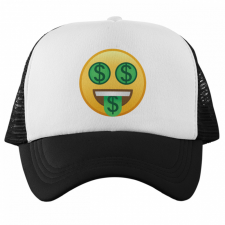 Money Emoji - Trucker Hálós Baseball Sapka női sapka