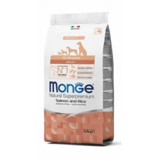 Monge All Breeds Adult Salmon and Rice száraz kutyatáp – 12 kg kutyaeledel