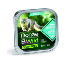 Monge Bwild Cat Adult tőkehallal 100g macskaeledel