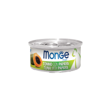 Monge Cat Fruits Gyümölcsös Macskaeledel (Tonhal és Papaya) – 80 g macskaeledel