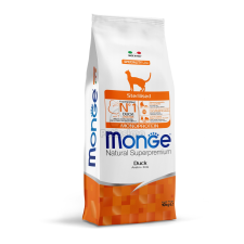 Monge Cat Monoprotein Sterilised száraz macskatáp - kacsa 10 kg macskaeledel