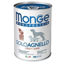 Monge Dog Monoprotein Paté 100% bárány – 6×400 g kutyaeledel