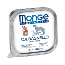 Monge Dog Monoprotein Pate Alutálcás Kutyaeledel (100% Bárány) - 150 g kutyaeledel