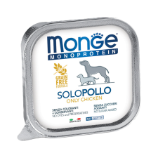 Monge Dog Monoprotein Pate Alutálcás Kutyaeledel (100% Csirke) - 150 g kutyaeledel