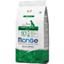 Monge Dog Natural Superpremium Maxi Adult Száraz Kutyatáp – 3 kg kutyaeledel