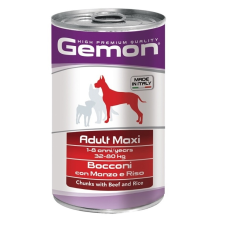Monge Gemon Adult Maxi Beef and Rice (marha és rizs) 6x1250 g kutyaeledel