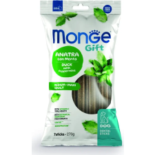 Monge GIFT Dog Medium-Maxi - Kacsa és borsmenta 270 g jutalomfalat kutyáknak
