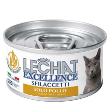 MONGE LECHAT EXCELLENCE FLAKES teljes értékű eledel felnőtt macskáknak csirkehússal 80g macskaeledel