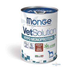 Monge VetSolution Dog 400g Hypo Bárány Monoprotein kutyaeledel