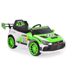 Moni Bo drift e. autó hátsó spoiler szárnnyal zöld elektromos járgány