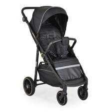 Moni Buggy babakocsi lapracsukható, nagy kerekek, könnyű fekete babakocsi