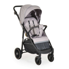 Moni Buggy babakocsi lapracsukható, nagy kerekek, könnyű szürke babakocsi