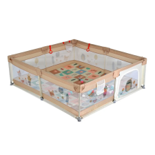 Moni GAMEZONE összecsukható járóka szőnyeggel, 60 labdával 150x200 járóka