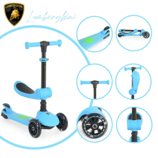 Moni Lamborghini 2in1 ráülős roller kék roller