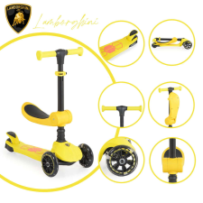 Moni Lamborghini 2in1 ráülős roller sárga roller