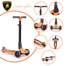 Moni Lamborghini roller 3 kerekű, összecsukható, 50 kg-ig narancs roller
