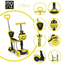 Moni Lollipop katicás 3in1 átalakítható roller üléssel - Sárga roller