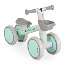 Moni Mini rider ráülős 4 kerekű járgány/kismotor zöld lábbal hajtható járgány