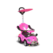 Moni Paradise bébitaxi pink lábbal hajtható járgány