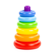 Moni Polesie Toys gyűrűpiramis barkácsolás, építés