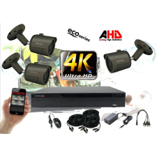  Monitorrs Security - 4k AHD kamerarendszer 3 kamerával 8 Mpix GT - 6036K3 megfigyelő kamera