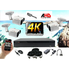  Monitorrs Security - 4k AHD kamerarendszer 3 kamerával 8 Mpix WT - 6035K3 megfigyelő kamera