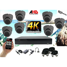  Monitorrs Security - 4k AHD kamerarendszer 7 kamerával 8 Mpix GD - 6038K7 megfigyelő kamera