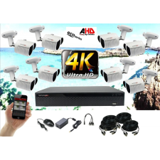 Monitorrs Security - 4k AHD kamerarendszer 8 kamerával 8 Mpix WT - 6035K8 megfigyelő kamera