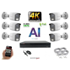  Monitorrs Security - 4K AI IP kamerarendszer 6 kamerával 8 Mpix WT - 6378K6